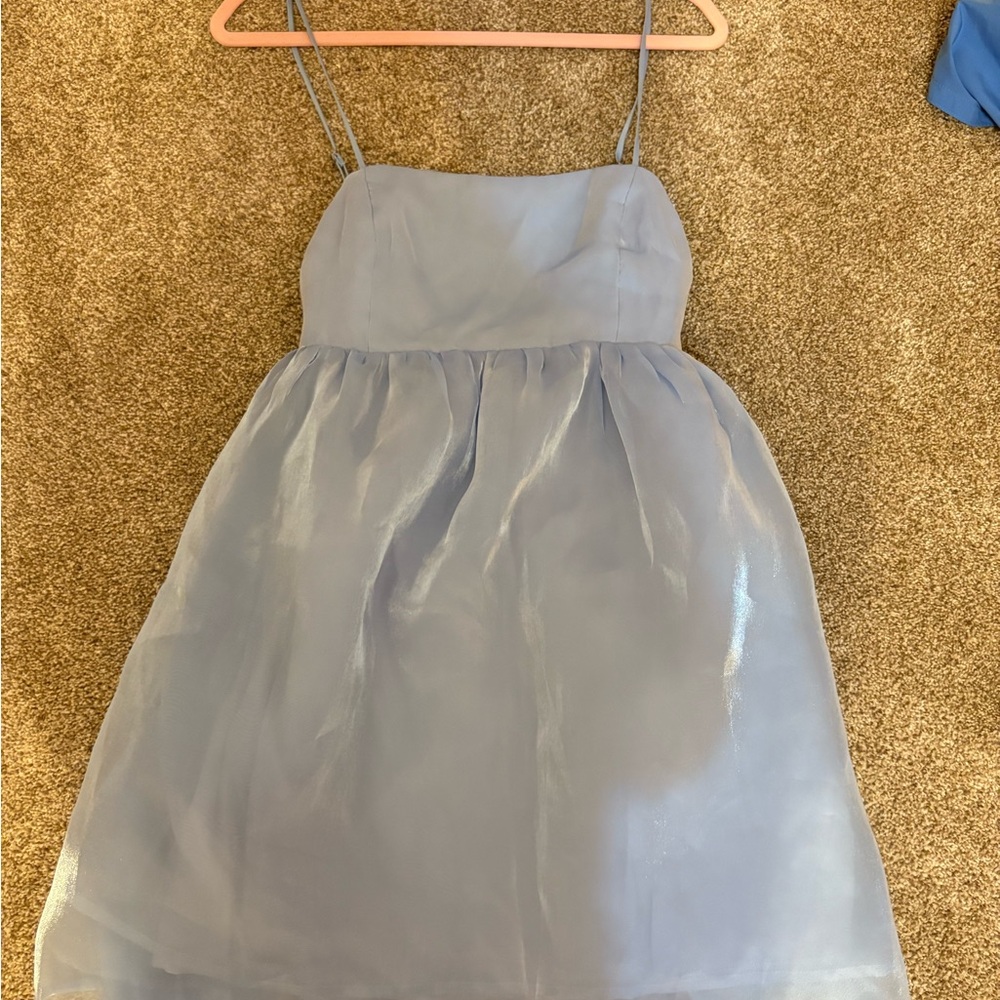 Elegant Blue mini Dress